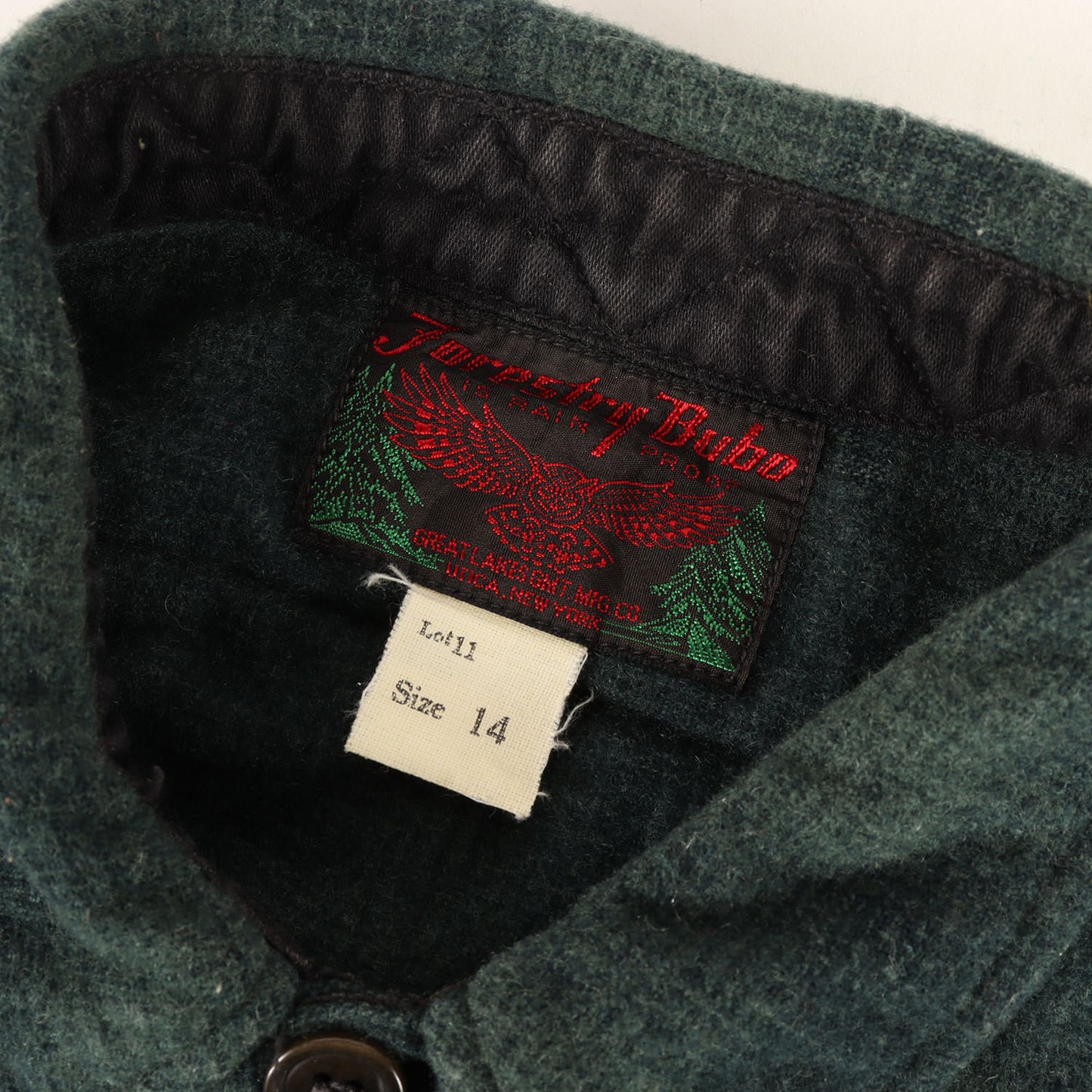オンブレチェック アンダーカット ウールシャツ (FORESTRY BUBO GREAT LAKES GMT.MFG.CO. UNDERCUT SHIRT)