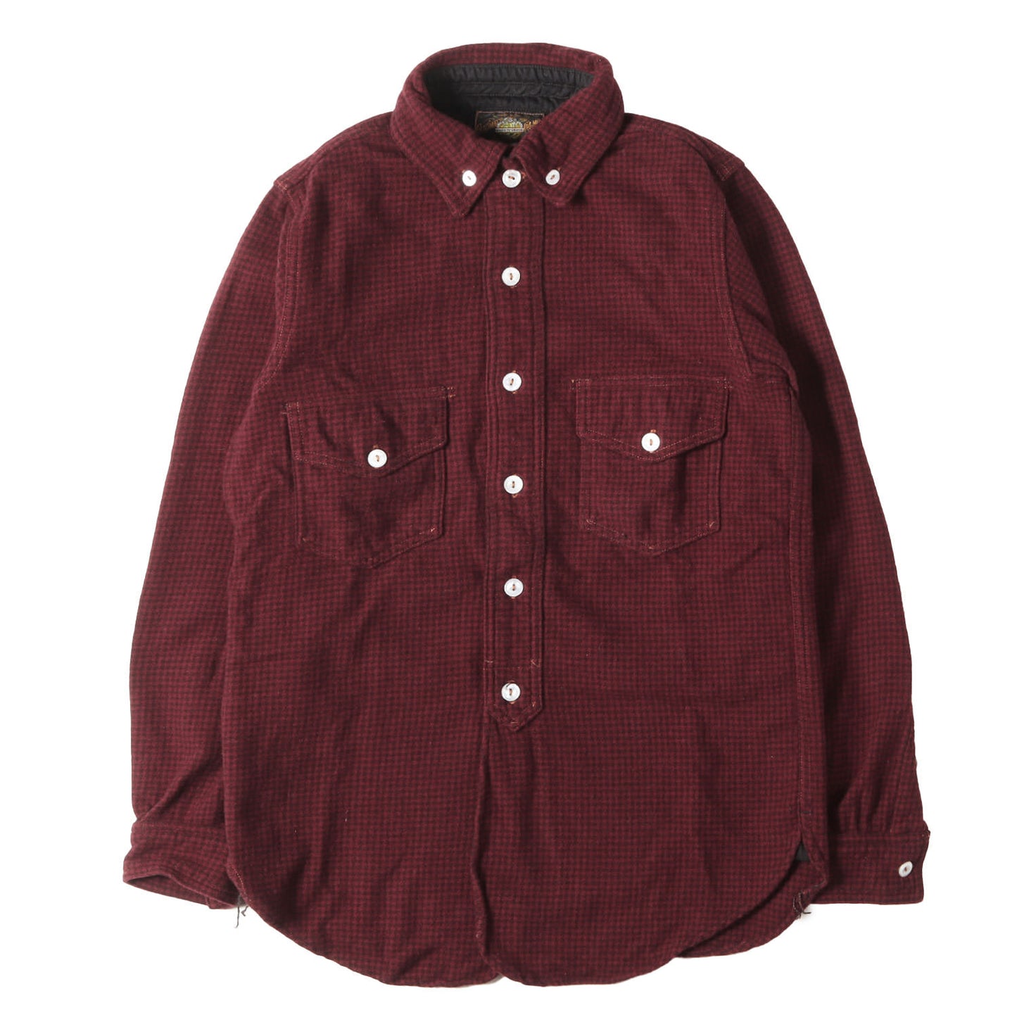 ガンクラブチェック ボタンダウン ウールシャツ (GREAT LAKES GMT OUTDOOR SPORTS SHIRTS)