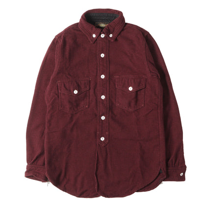 ガンクラブチェック ボタンダウン ウールシャツ (GREAT LAKES GMT OUTDOOR SPORTS SHIRTS)