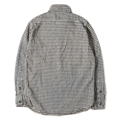 ファイヤーマン インディゴチェック プルオーバーシャツ (UNION SPECIAL OVERALLS LOCOMOTIVE FIREMAN SHIRTS)