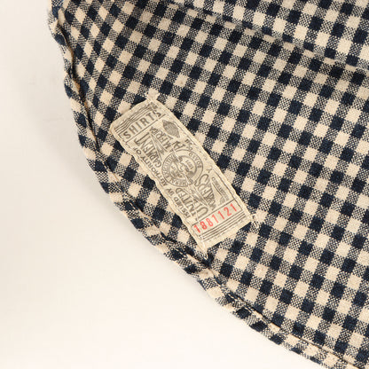 ファイヤーマン インディゴチェック プルオーバーシャツ (UNION SPECIAL OVERALLS LOCOMOTIVE FIREMAN SHIRTS)