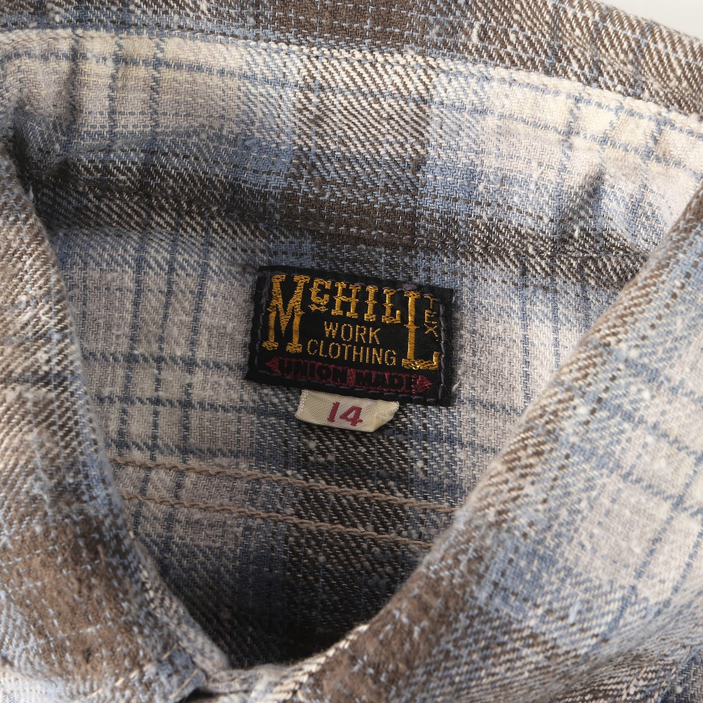 オンブレチェック フランネルシャツ McHILL