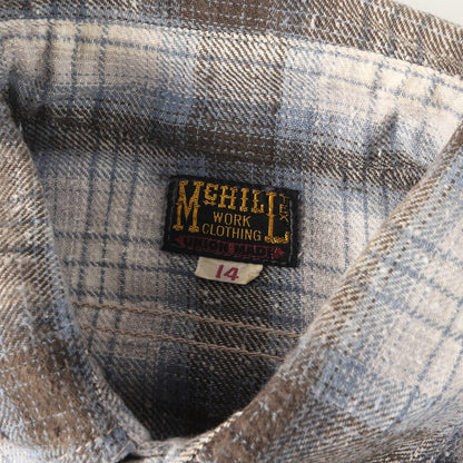 オンブレチェック フランネルシャツ McHILL