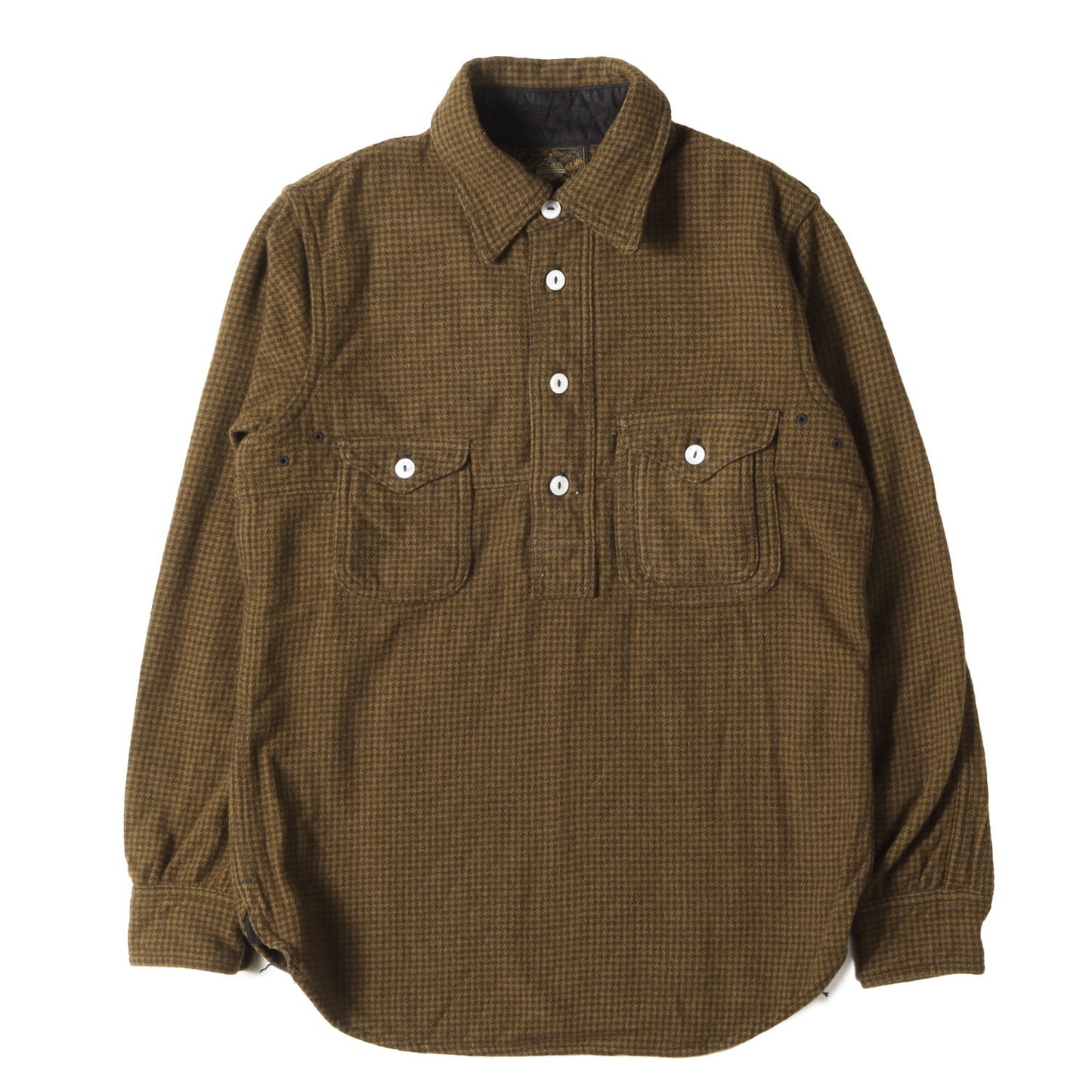 ガンクラブチェック プルオーバー ウールシャツ (GREAT LAKES GMT OUTDOOR SPORTS SHIRTS)