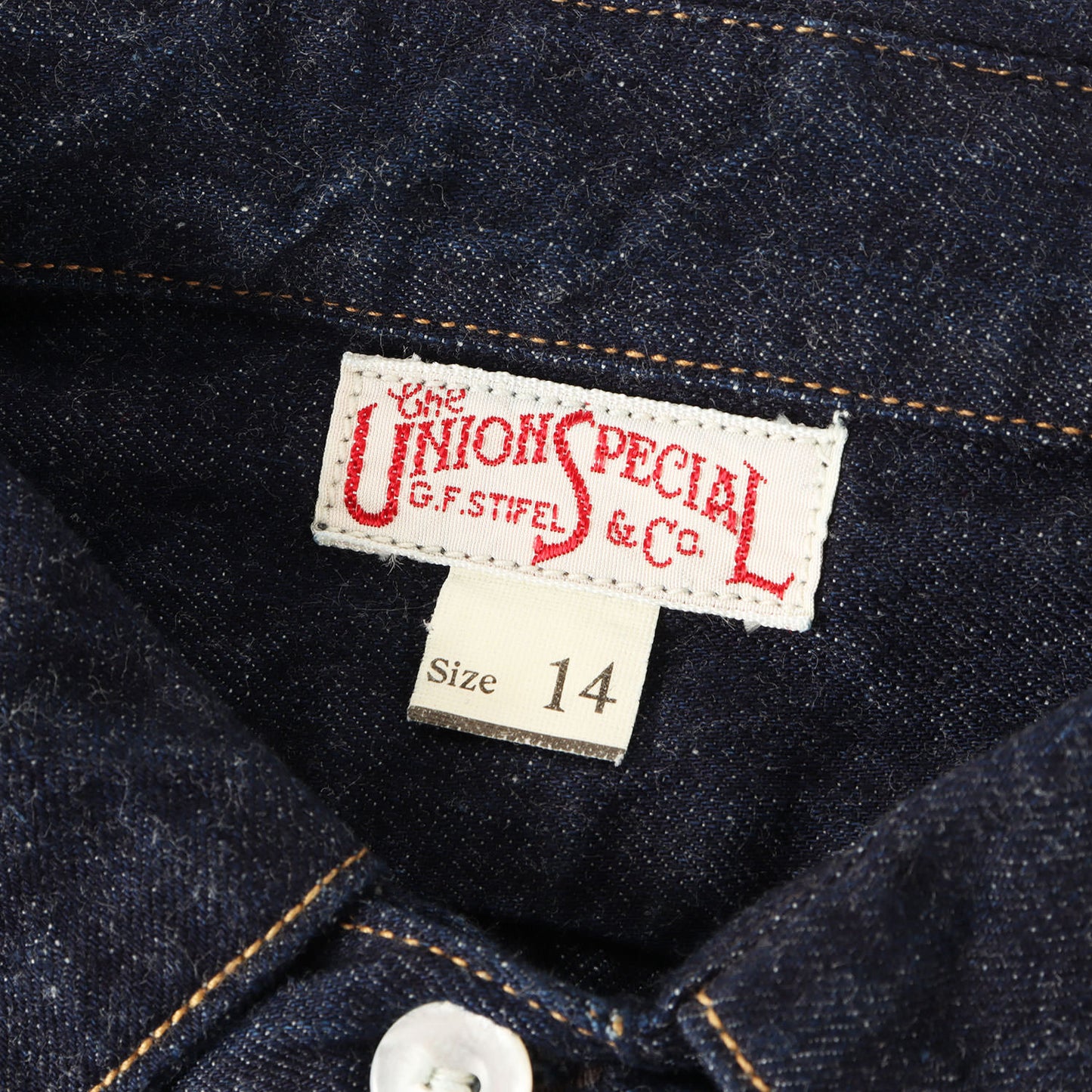 エンジニア デニム ワークシャツ (UNION SPECIAL OVERALLS LOCOMOTIVE ENGINEER SHIRT)