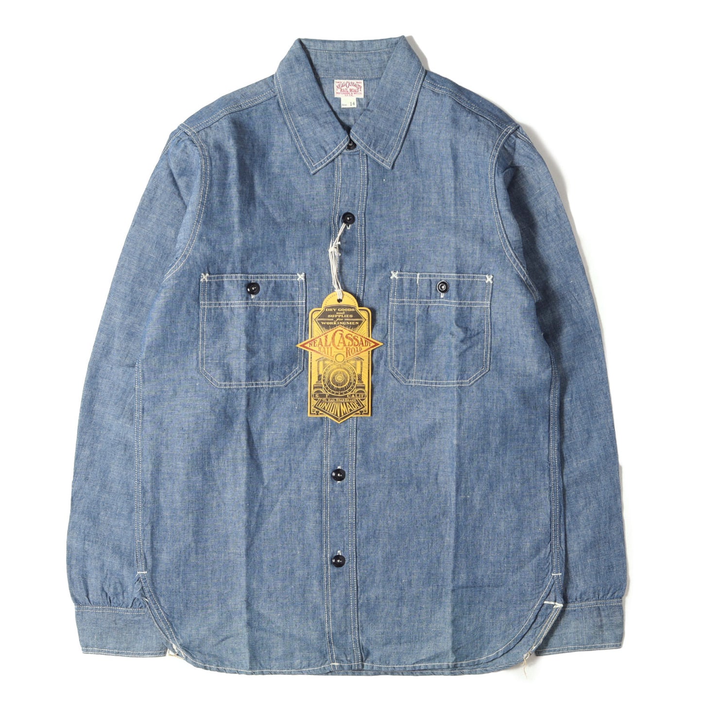 ニールキャサディ ベイクヘッド シャンブレーシャツ (Neal Cassady Rail Road BAKEHEAD SHIRT)