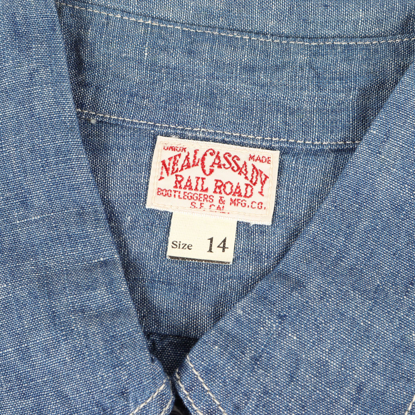 ニールキャサディ ベイクヘッド シャンブレーシャツ (Neal Cassady Rail Road BAKEHEAD SHIRT)