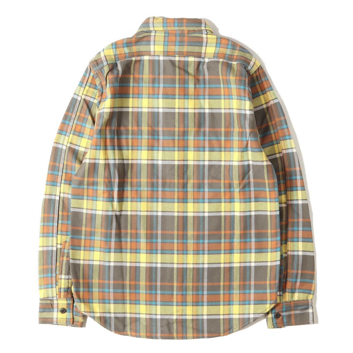 ニールキャサディ チンスト付き チェック ヘビー ネルシャツ(Neal Cassady Rail Road U.P.R. SHIRT)