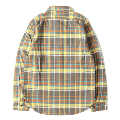 ニールキャサディ チンスト付き チェック ヘビー ネルシャツ(Neal Cassady Rail Road U.P.R. SHIRT)