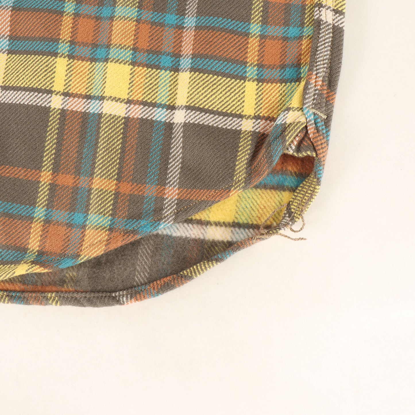 ニールキャサディ チンスト付き チェック ヘビー ネルシャツ(Neal Cassady Rail Road U.P.R. SHIRT)