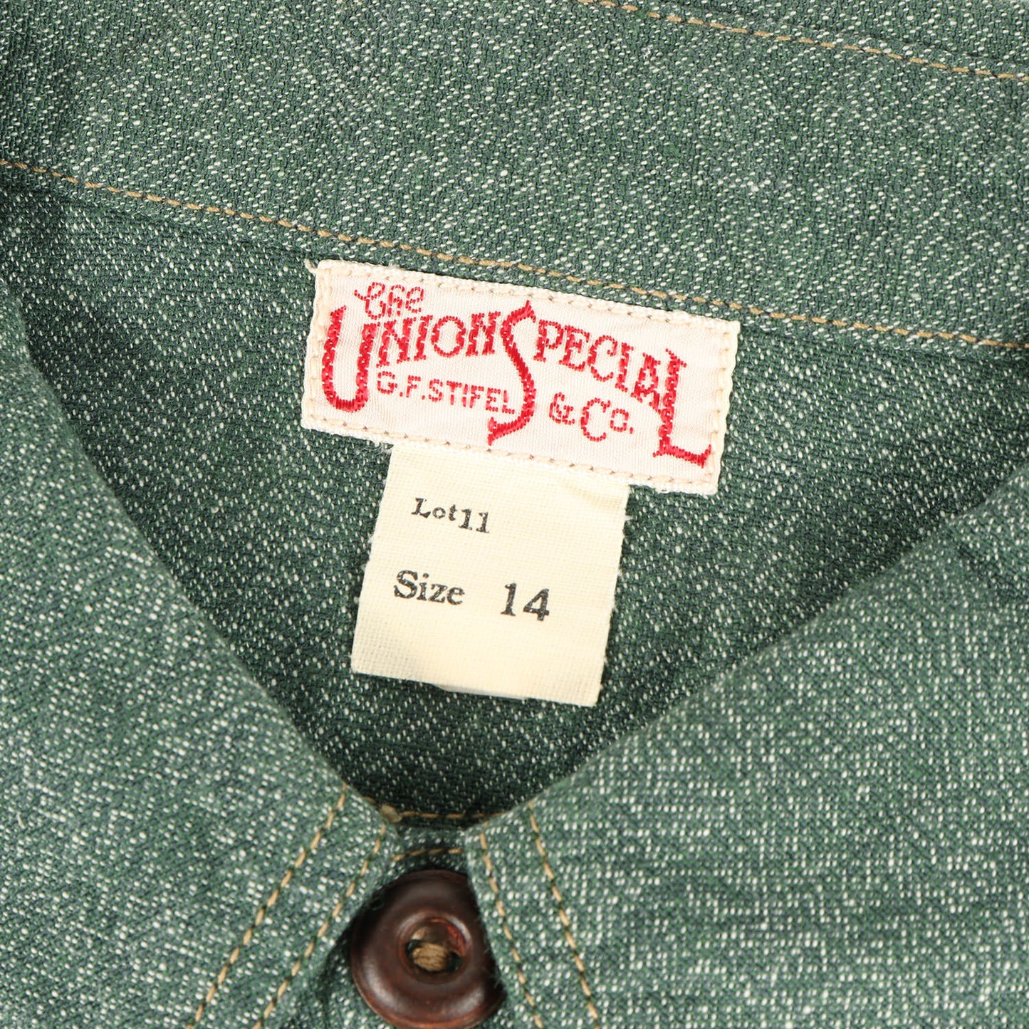 ランバージャック 杢シャンブレーシャツ(UNION SPECIAL OVERALLS LUMBERJACK SHIRTS)
