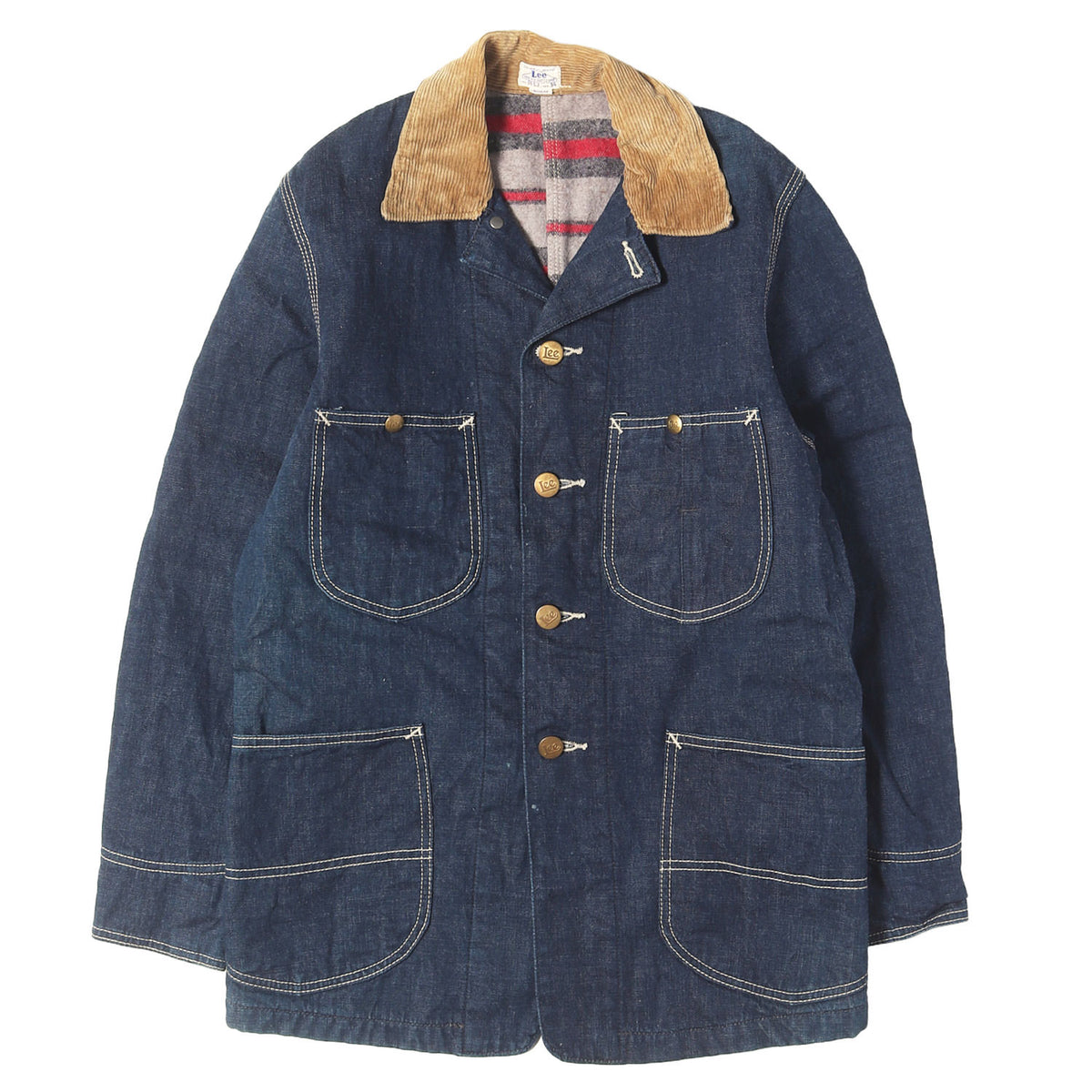 [1930年代復刻 ハウスタグ] ×Lee 91-LJ ブランケット付き デニム カバーオール