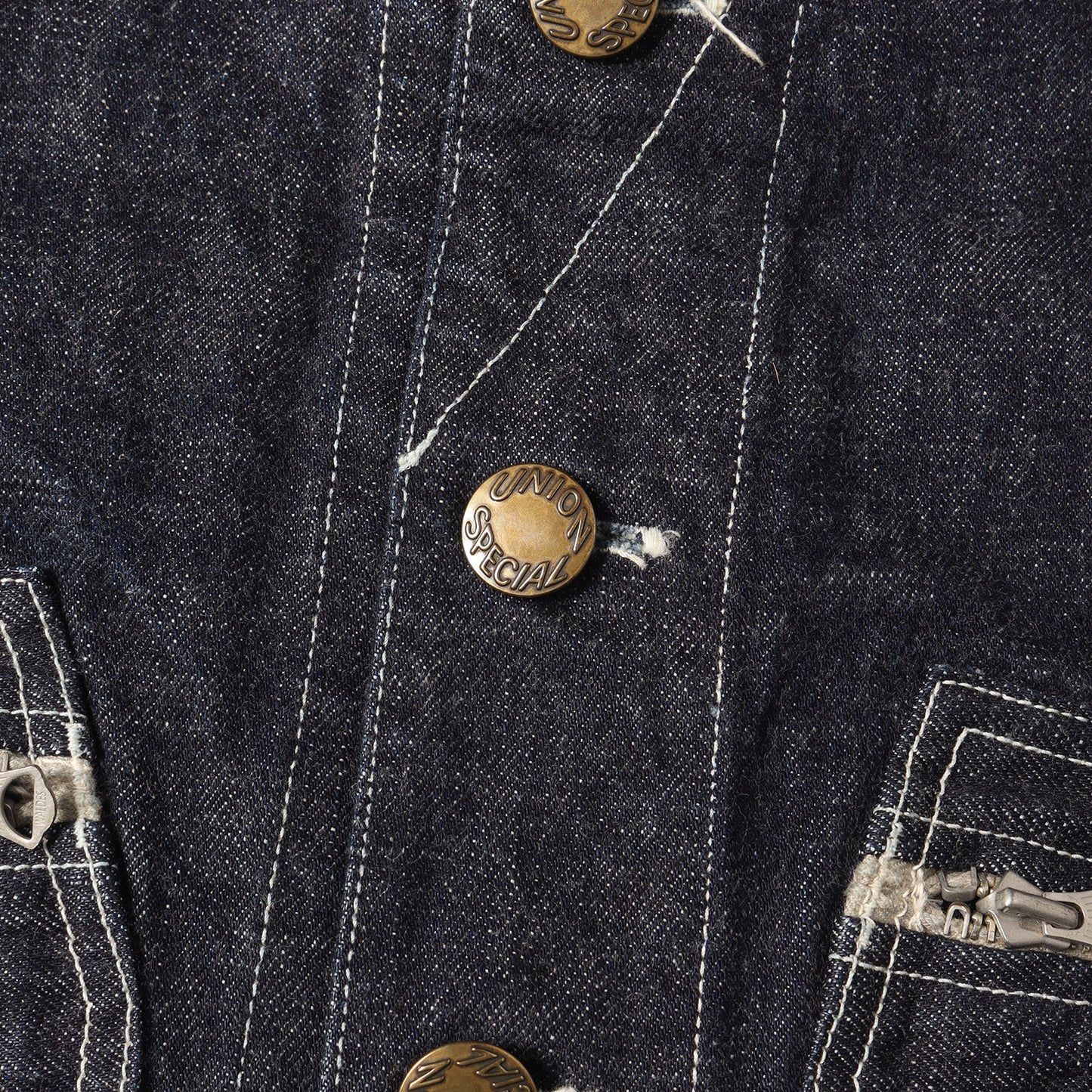 デニム ワークベスト (UNION SPECIAL OVERALLS Riley WORK VEST)