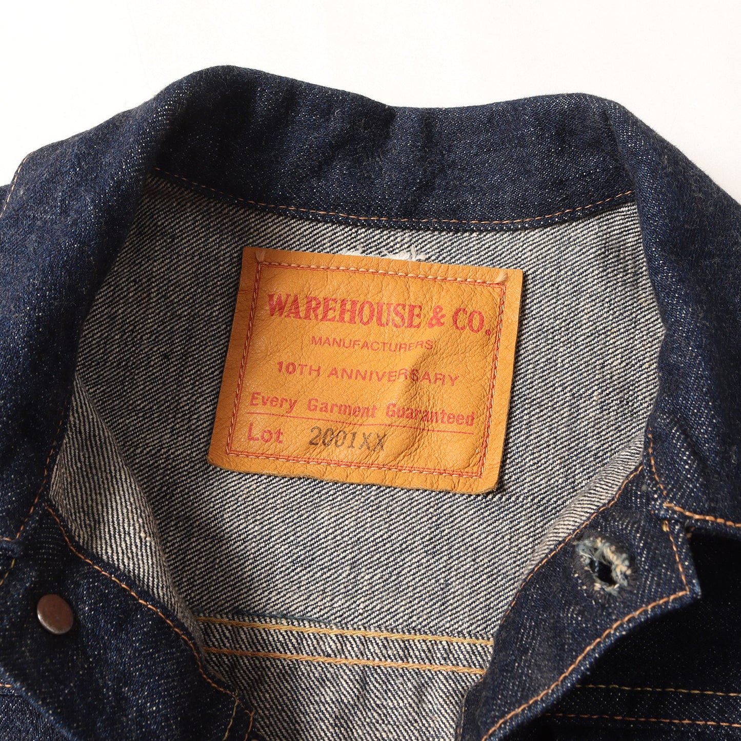 00s [100着限定] 10周年記念 2001XX 牛チェーン刺繍 1st デニムジャケット