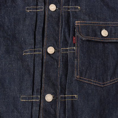 00s [100着限定] 10周年記念 2001XX 牛チェーン刺繍 1st デニムジャケット