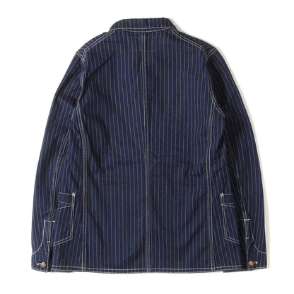 ウォバッシュ ストライプ カバーオール ジャケット (UNION SPECIAL OVERALLS CONDUCTOR JACKET)