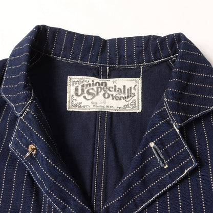 ウォバッシュ ストライプ カバーオール ジャケット (UNION SPECIAL OVERALLS CONDUCTOR JACKET)