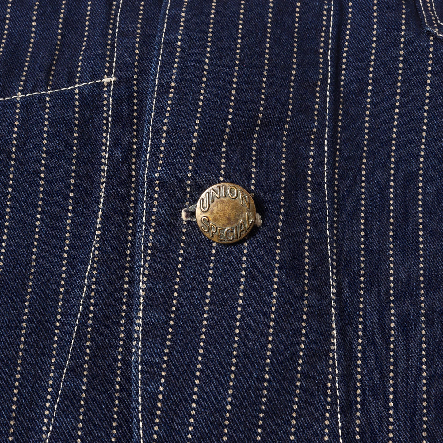 ウォバッシュ ストライプ カバーオール ジャケット (UNION SPECIAL OVERALLS CONDUCTOR JACKET)