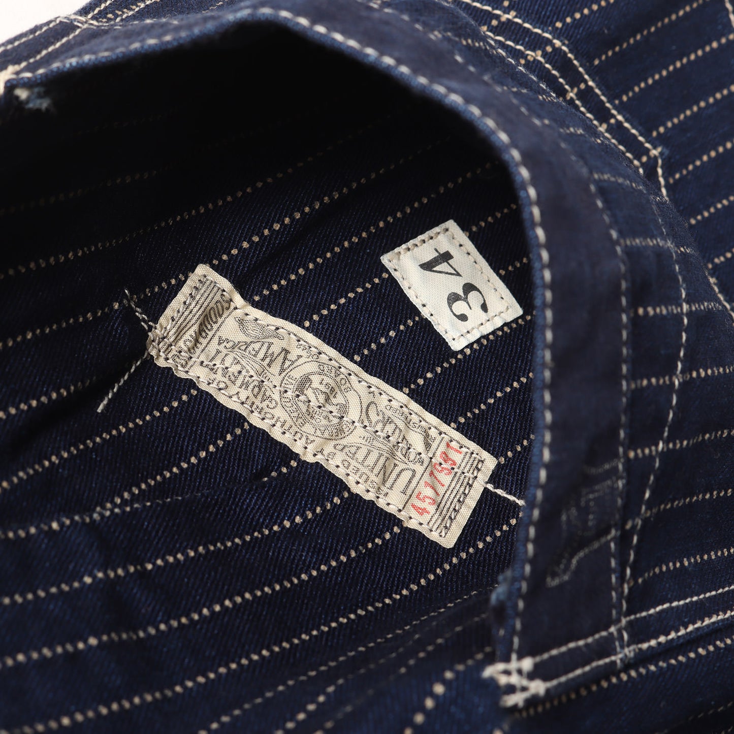 ウォバッシュ ストライプ カバーオール ジャケット (UNION SPECIAL OVERALLS CONDUCTOR JACKET)