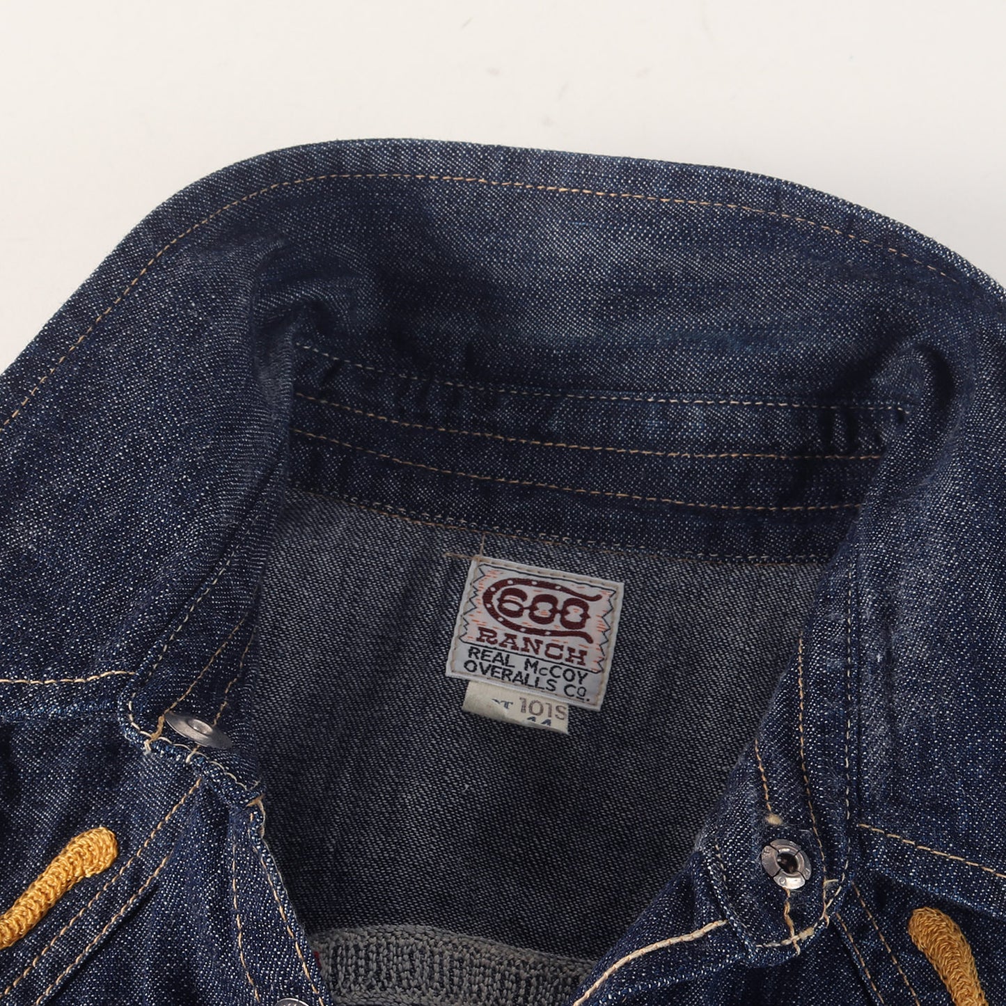 チェーン刺繍 デニム ウエスタンシャツ 600 RANCH