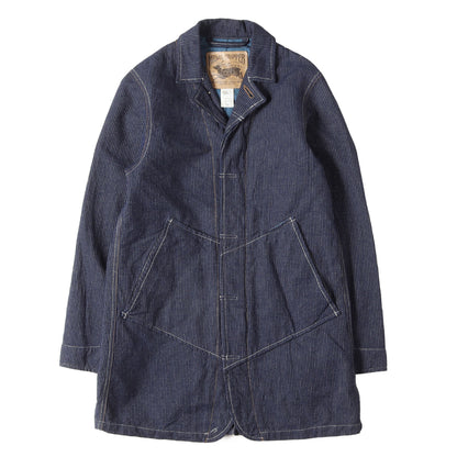 アーリーストライプ インディゴ ディアハンティング オーバーコート (MIDAS TRAPPER Manchester Coat)