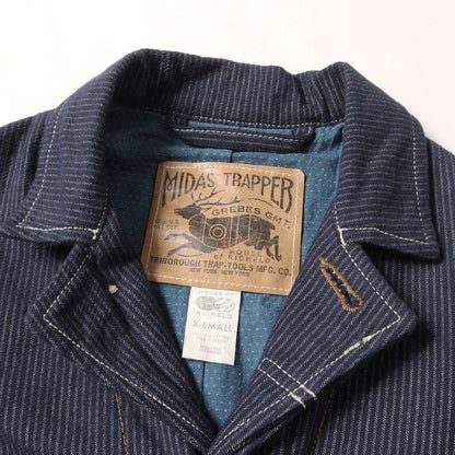アーリーストライプ インディゴ ディアハンティング オーバーコート (MIDAS TRAPPER Manchester Coat)