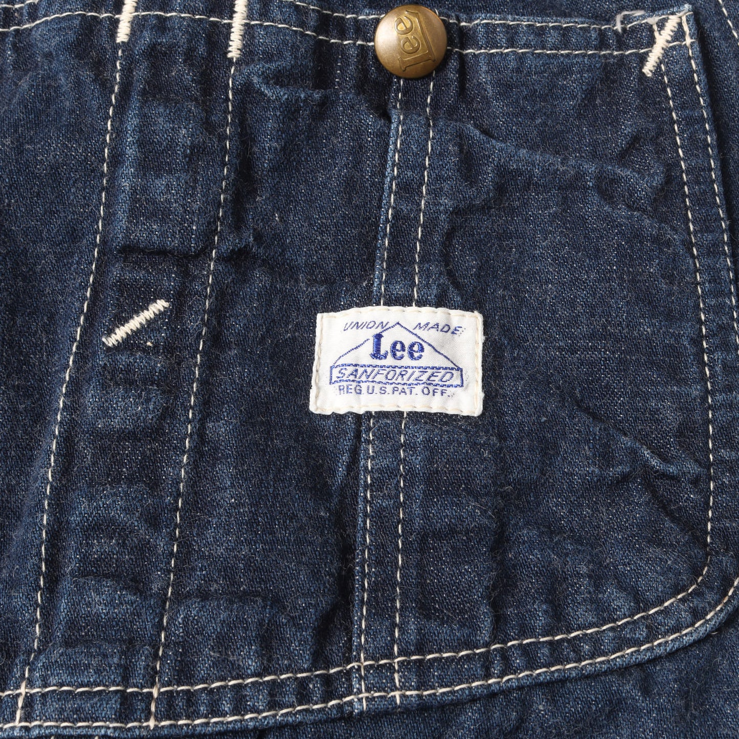 ×Lee 1940年代復刻 ハウスタグ 91-SB ローバック デニム オーバーオール