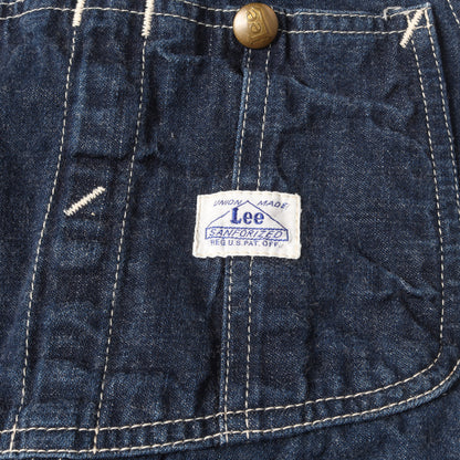 ×Lee 1940年代復刻 ハウスタグ 91-SB ローバック デニム オーバーオール
