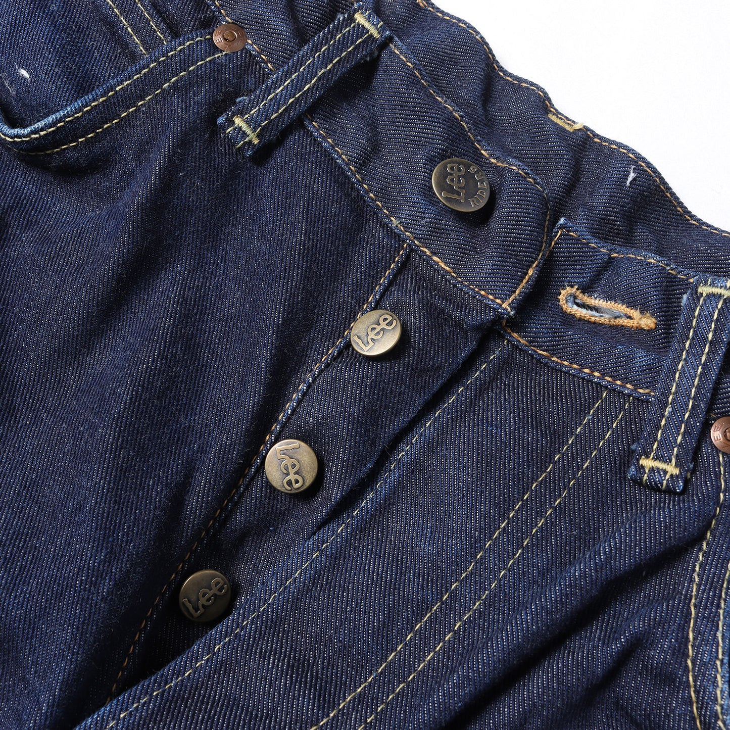 [濃紺] ×Lee 1960年代 サイド黒タグ 復刻モデル 101B カウボーイ デニムパンツ