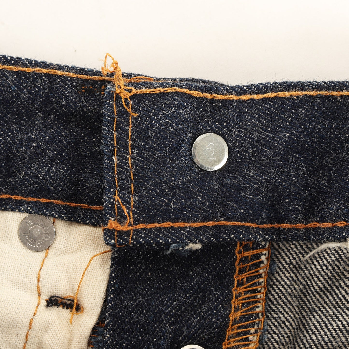 [希少サイズ 濃紺] 70s 501 66前期 デニムパンツ / USA製 ボタン裏刻印6