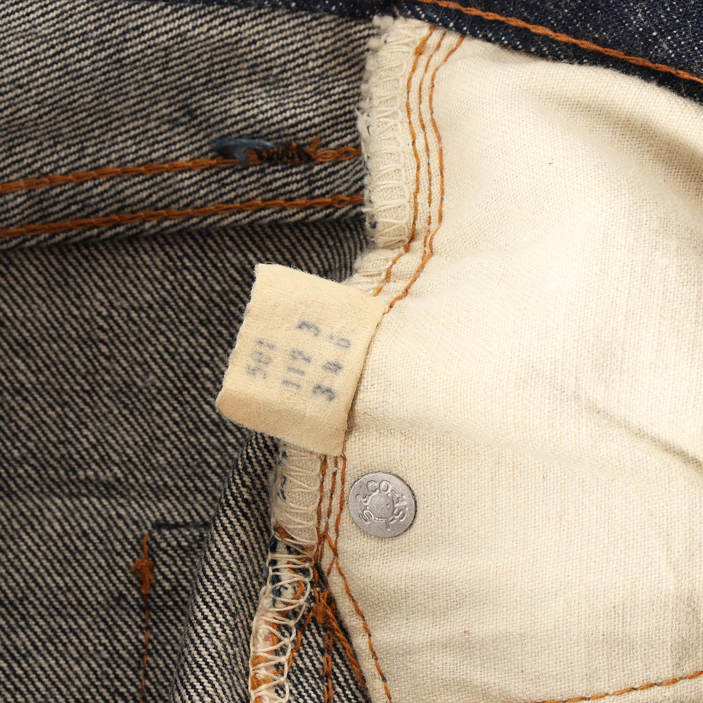 [希少サイズ 濃紺] 70s 501 66前期 デニムパンツ / USA製 ボタン裏刻印6