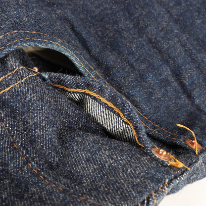 [希少サイズ 濃紺] 70s 501 66前期 デニムパンツ / USA製 ボタン裏刻印6