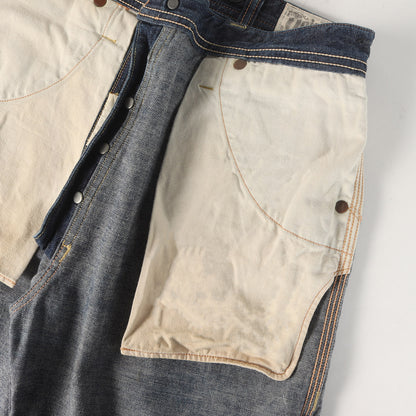 シンチバック付き ワーク デニムパンツ (UNION SPECIAL OVERALLS)