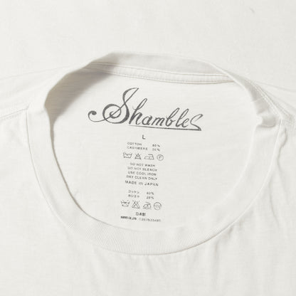 00s Shambles ギターグラフィック コットン/カシミヤ Tシャツ