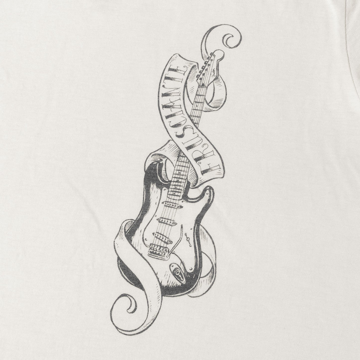 00s Shambles ギターグラフィック コットン/カシミヤ Tシャツ