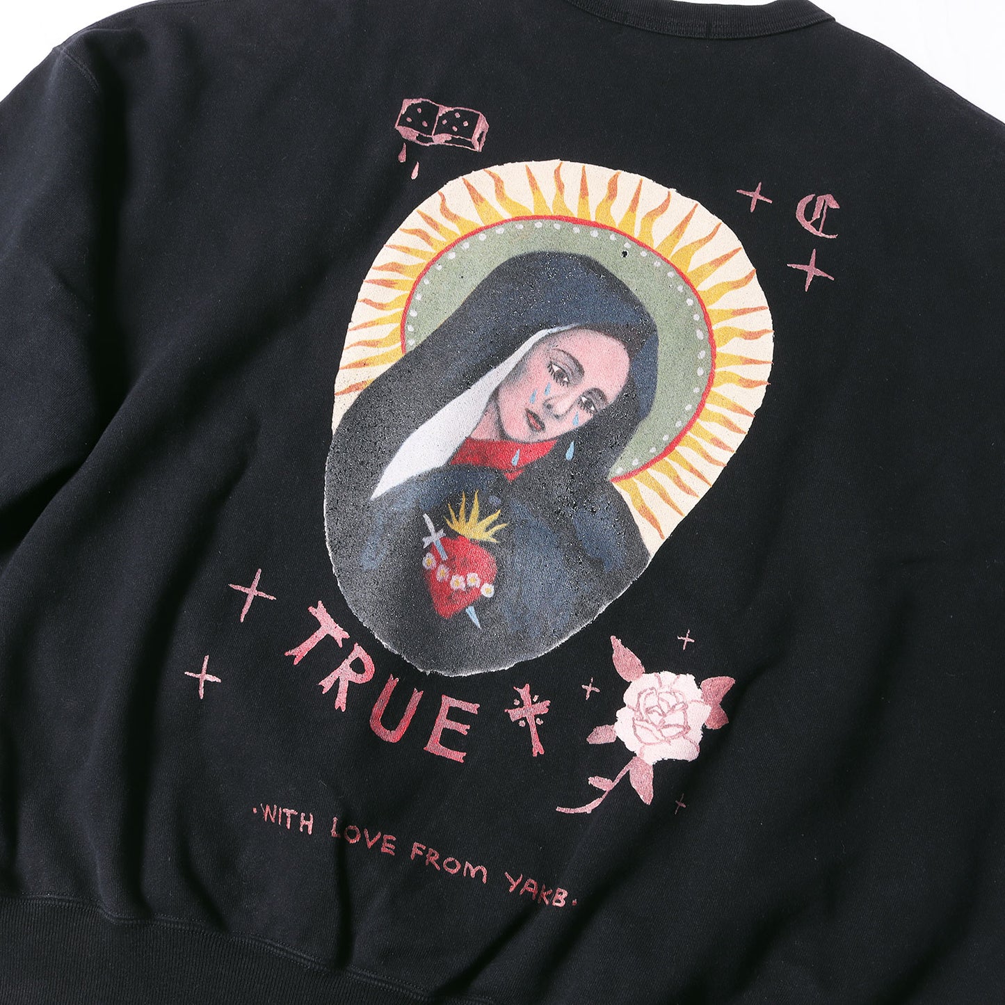 23AW ×Jakob Morley マリア オーバーサイズ スウェット(Open End Yarn Sweat Crew)