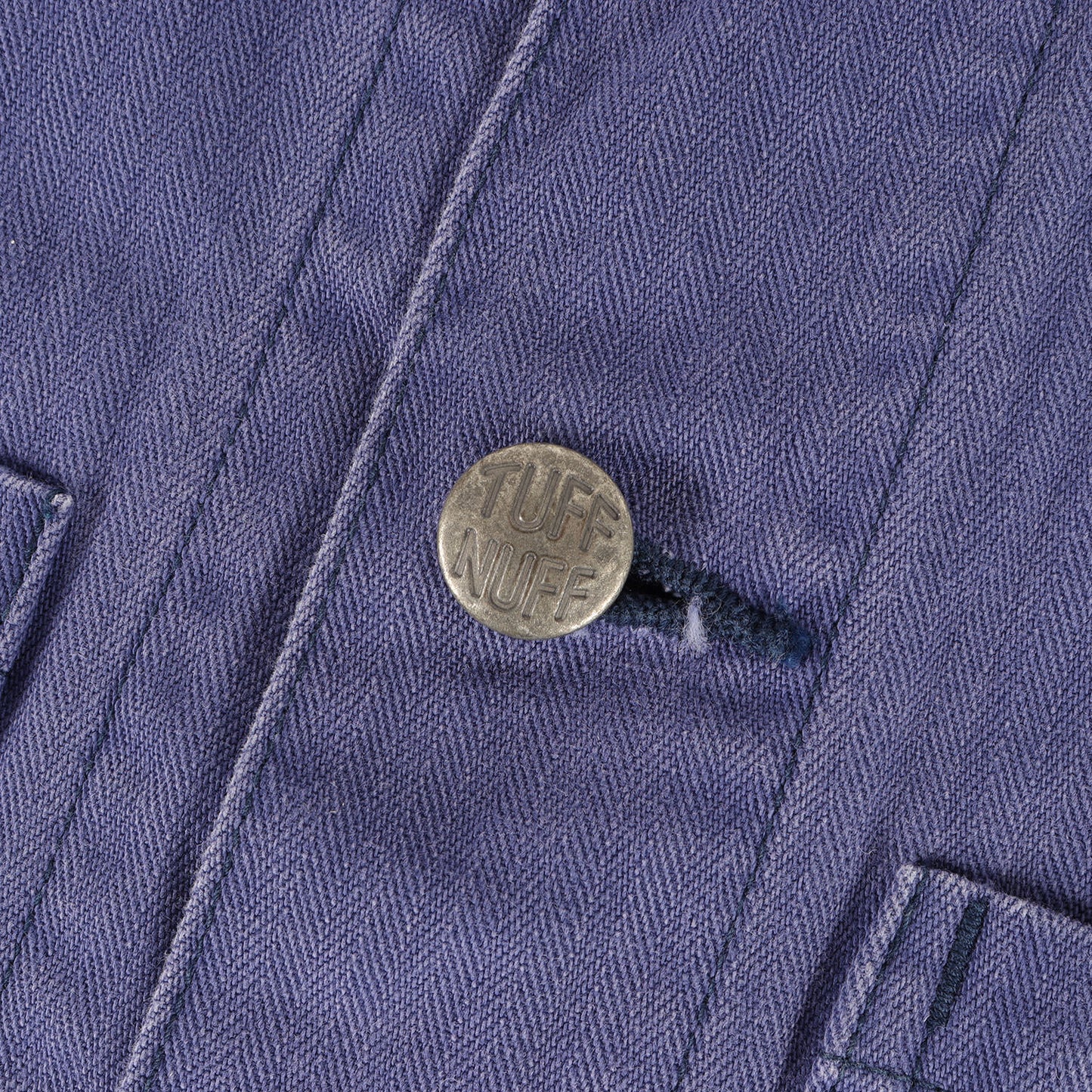 チェーン刺繍ロゴ ヘリンボーン カバーオール / フレンチジャケット(FRENCH JKT)