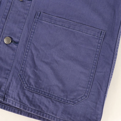 チェーン刺繍ロゴ ヘリンボーン カバーオール / フレンチジャケット(FRENCH JKT)