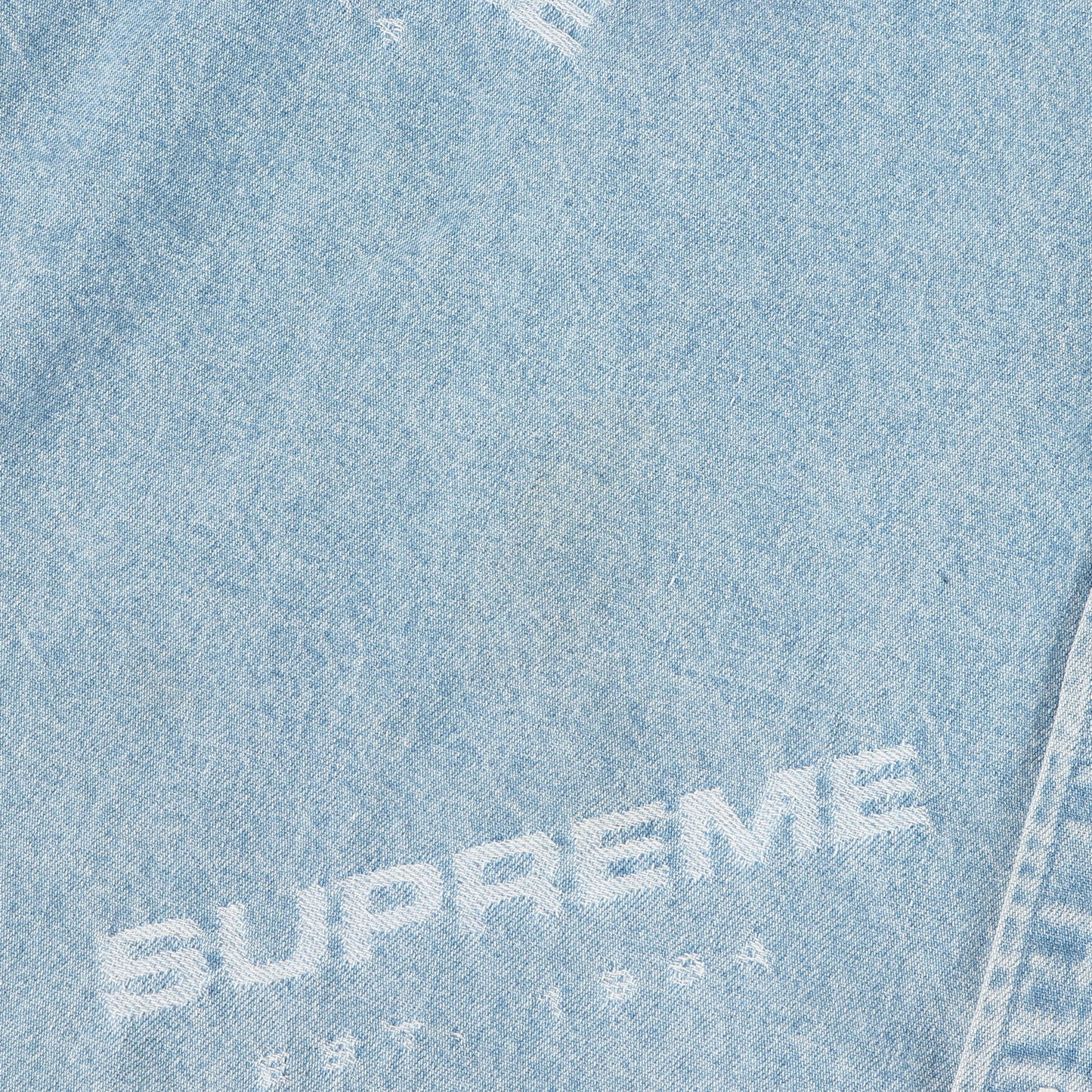ジャガードロゴ柄 デニムシャツ(Jacquard Denim Shirt)