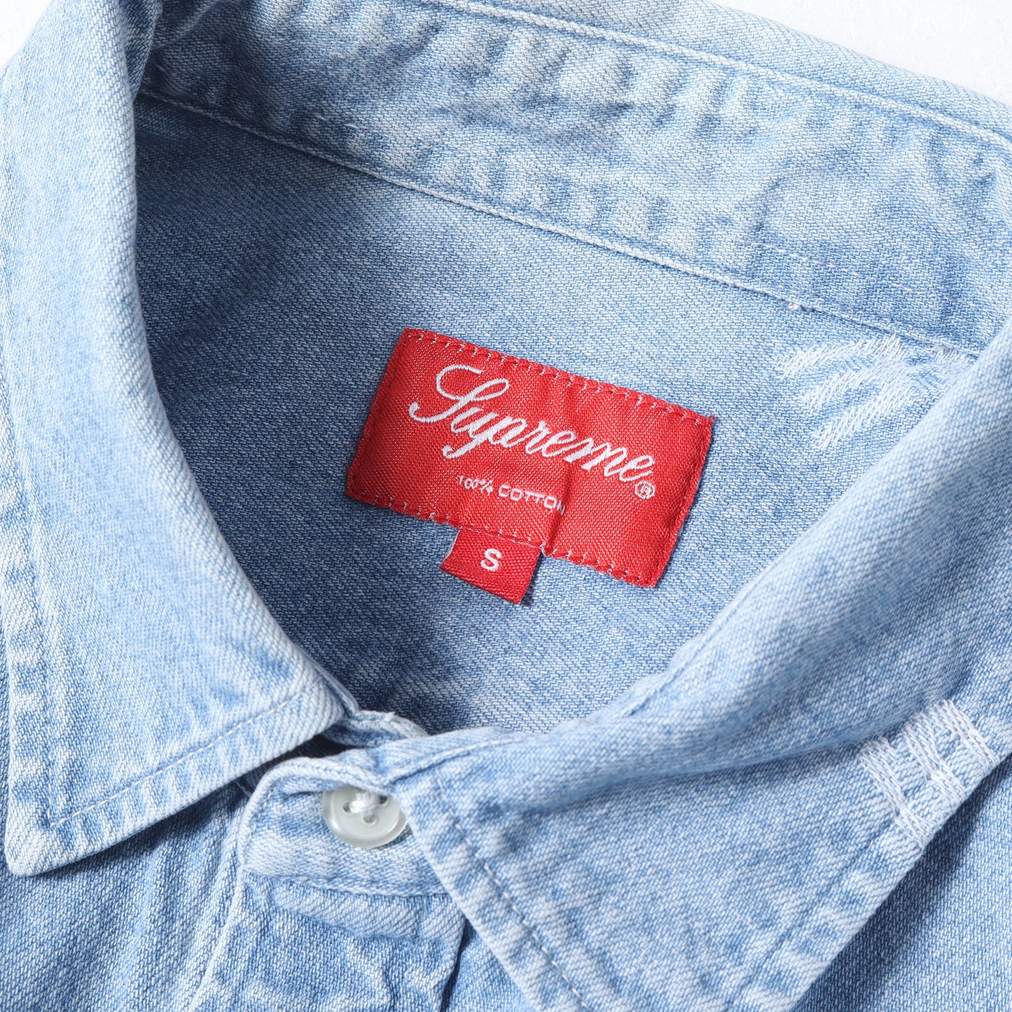 ジャガードロゴ柄 デニムシャツ(Jacquard Denim Shirt)