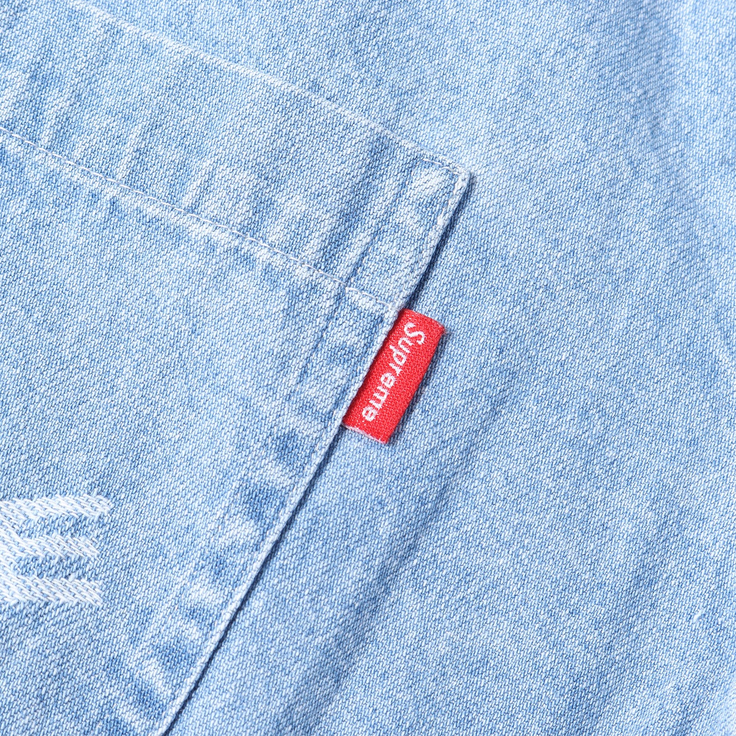 ジャガードロゴ柄 デニムシャツ(Jacquard Denim Shirt)