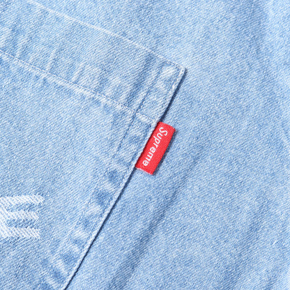 ジャガードロゴ柄 デニムシャツ(Jacquard Denim Shirt)