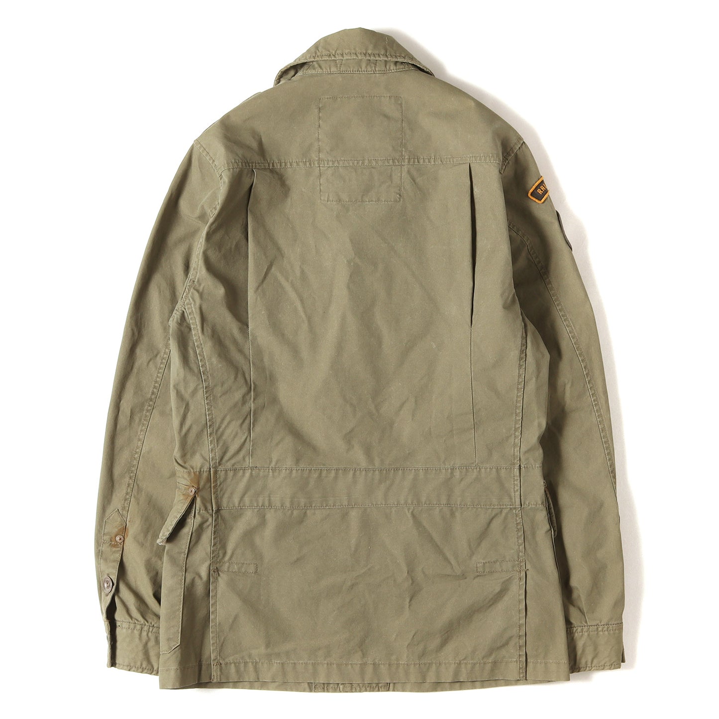 00s パッチ付き ヴィンテージ加工 ミリタリージャケット / POLO JEANS ポロジーンズ