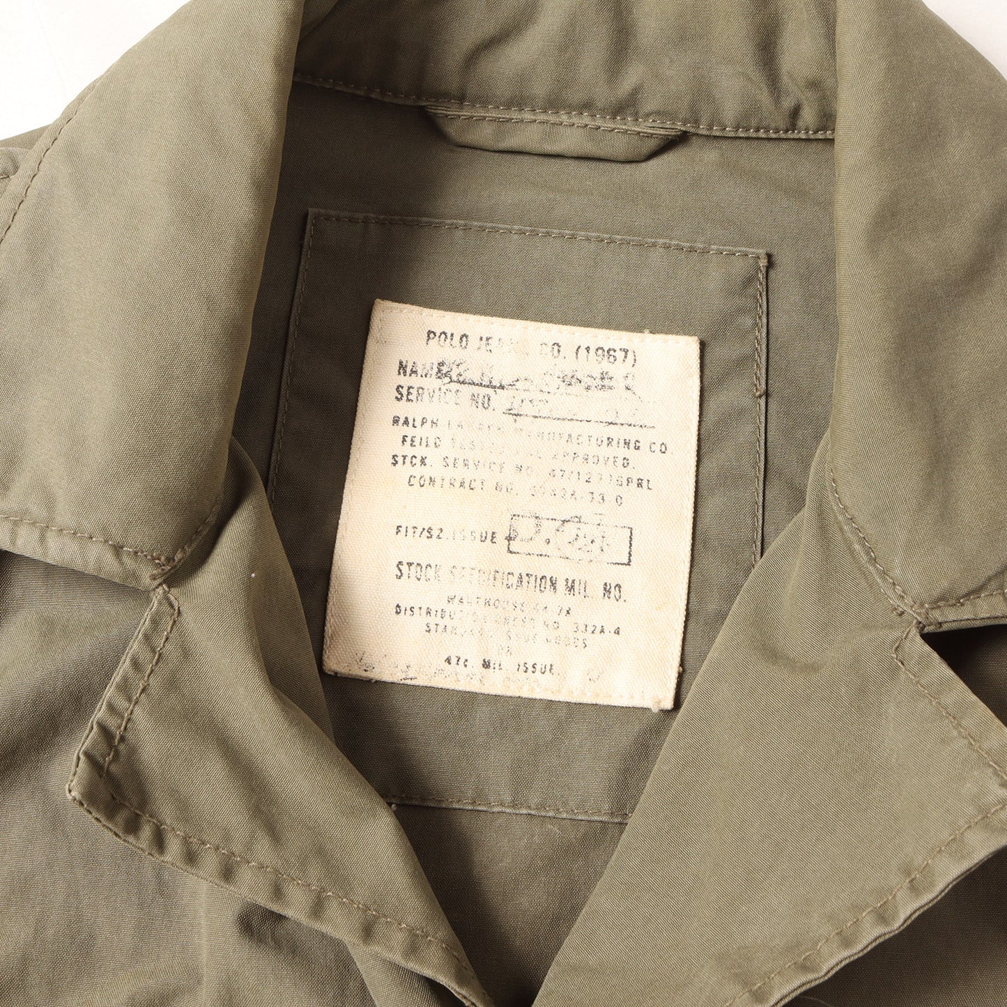 00s パッチ付き ヴィンテージ加工 ミリタリージャケット / POLO JEANS ポロジーンズ