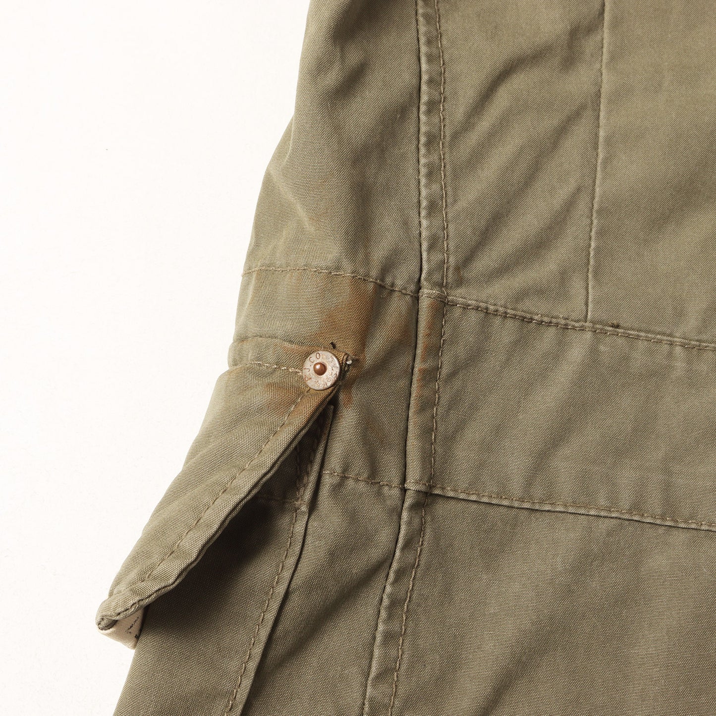 00s パッチ付き ヴィンテージ加工 ミリタリージャケット / POLO JEANS ポロジーンズ