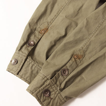 00s パッチ付き ヴィンテージ加工 ミリタリージャケット / POLO JEANS ポロジーンズ