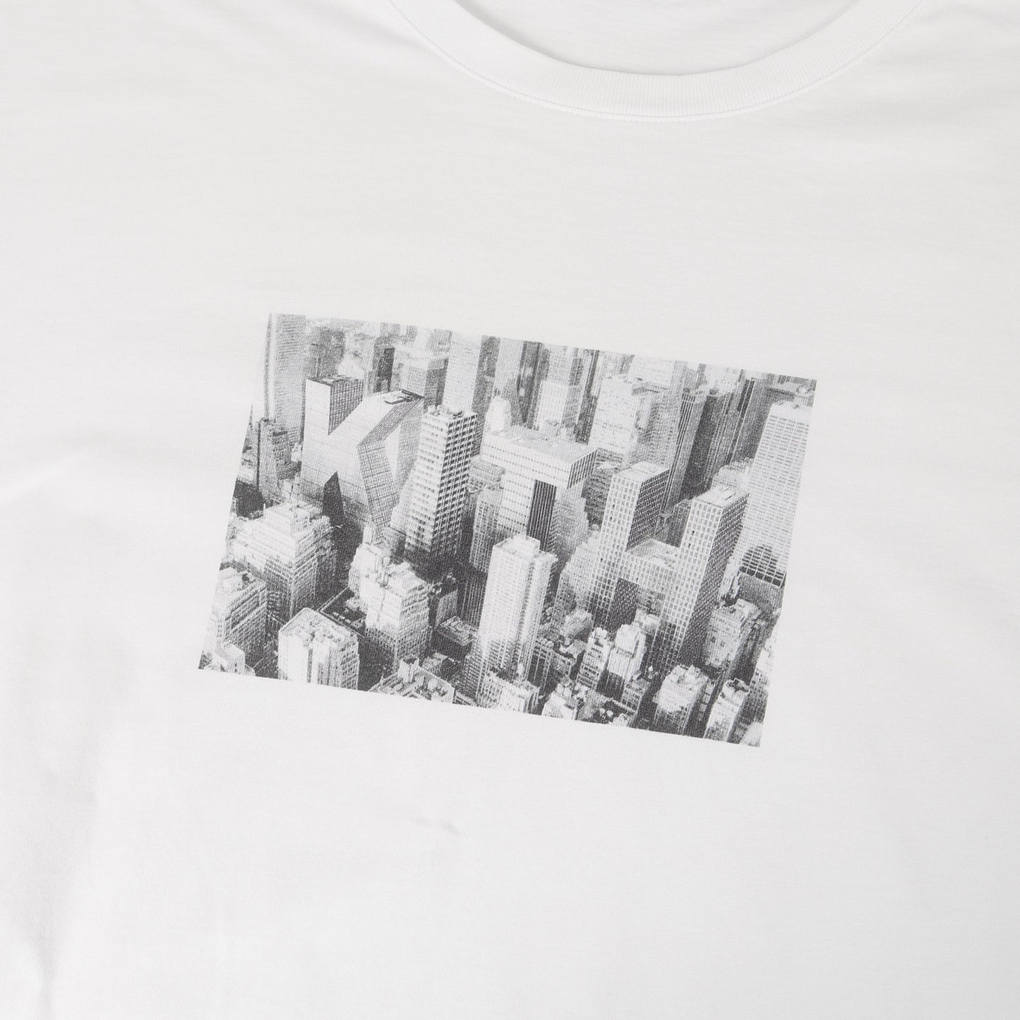 都市グラフィック プリント Tシャツ