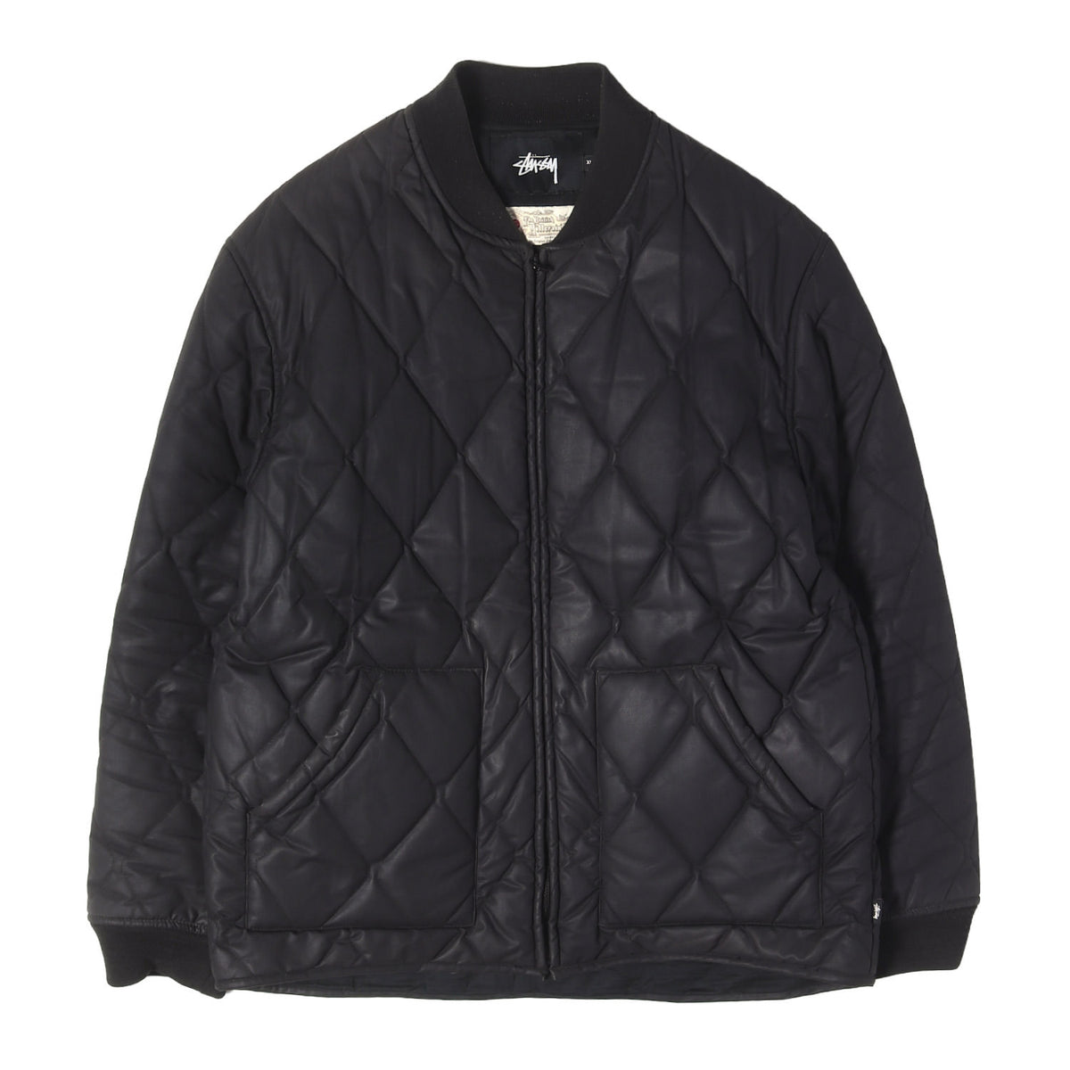 ×The British Millerain オイルドコットン キルティング ジップ ジャケット