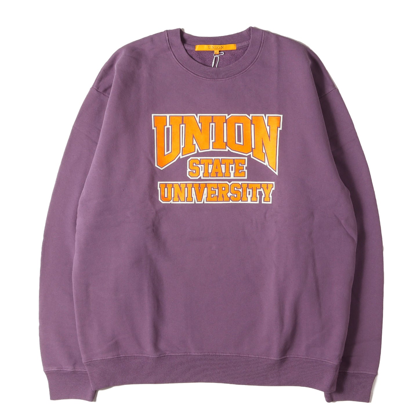 21SS カレッジロゴ クルーネック スウェット(UNION STATE CREW)