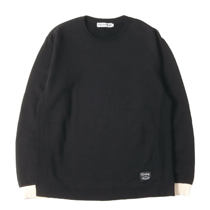 ×fragment design リブ切替し クルーネック スウェット